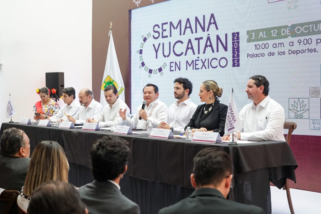 Presenta Díaz Mena la Semana Yucatán en México 2025 en la CDMX
