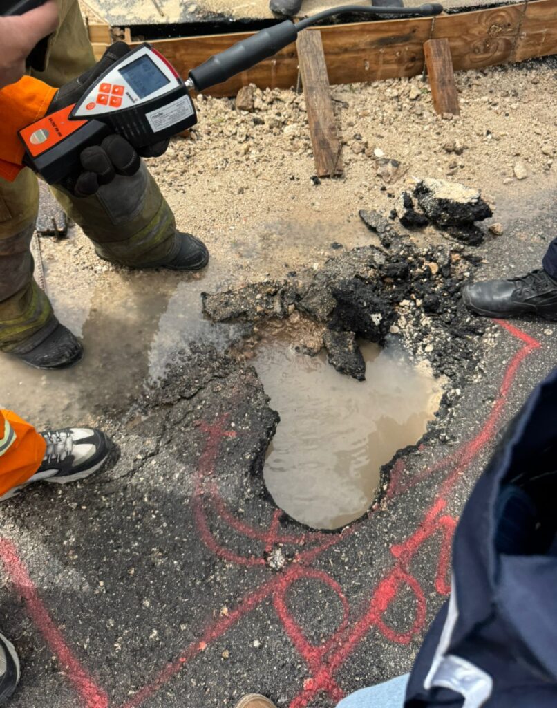 Controlan fuga de gas natural en la carretera Mérida-Progreso