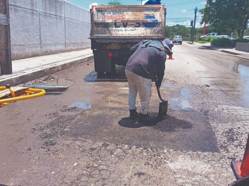 Mérida invierte 385 MDP en repavimentación y bacheo emergente