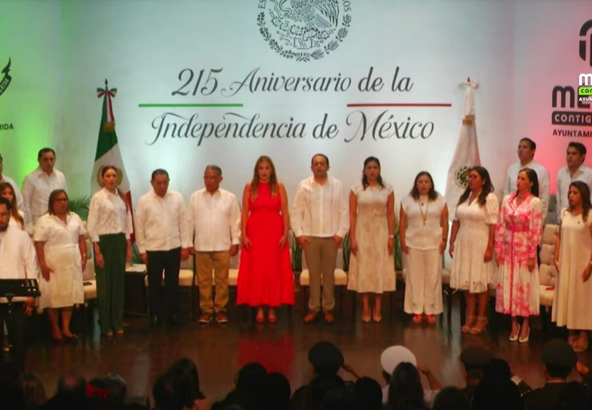 Mérida conmemora 215 años de la Independencia con Sesión Solemne (Video)