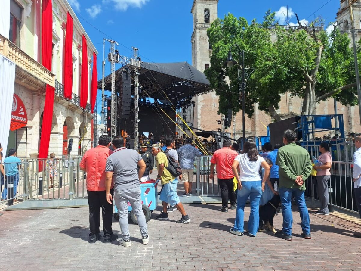 Yucatán se prepara para el Grito de Independencia con operativo de seguridad y música de Edén Muñoz.