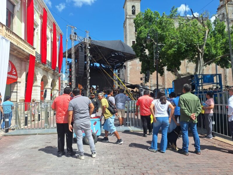 Yucatán se prepara para el Grito de Independencia con operativo de seguridad y música de Edén Muñoz.