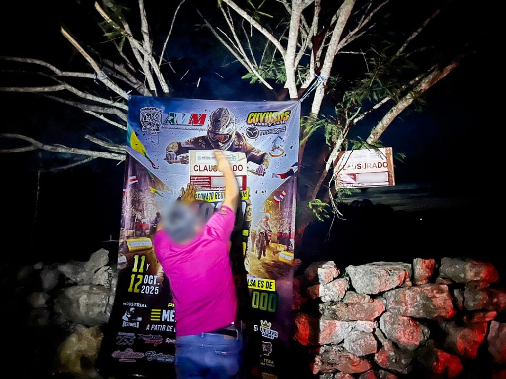 Profepa clausura predio en Chicxulub Pueblo por obras de motocross