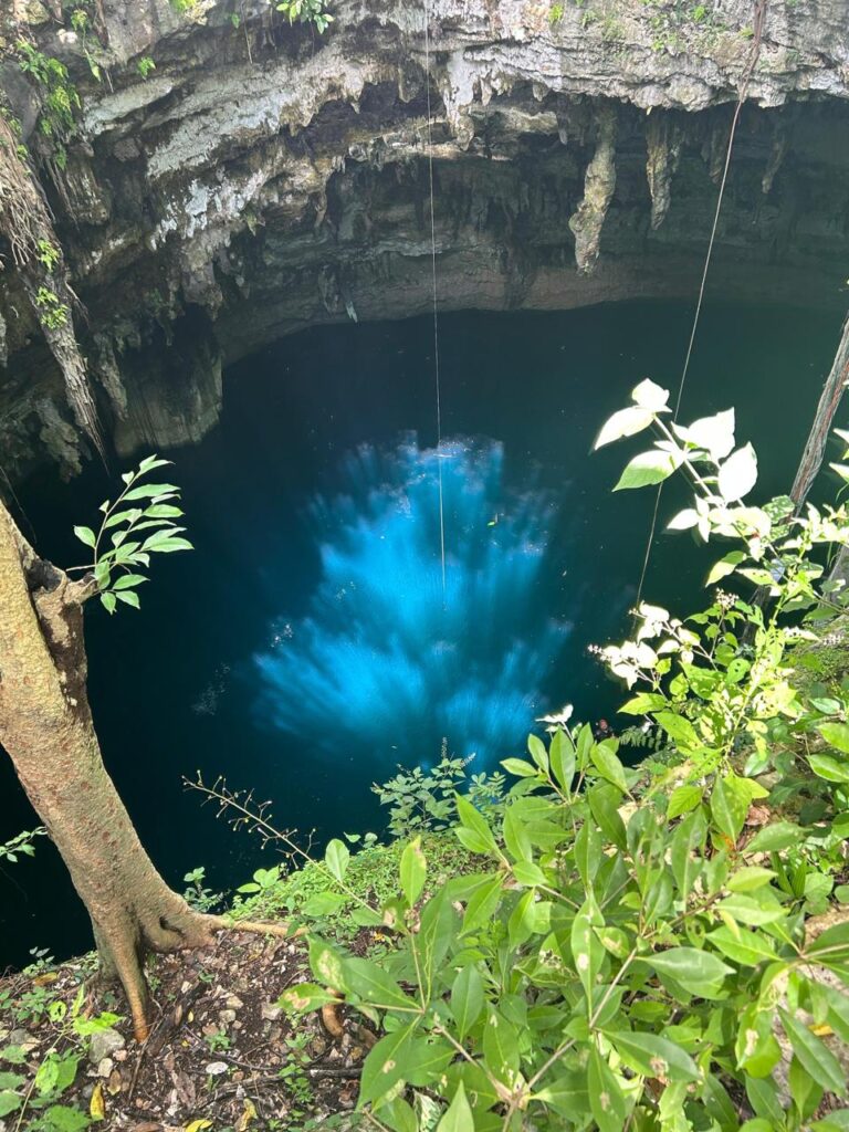 Gobierno realiza jornada de saneamiento en cenote de Popolá