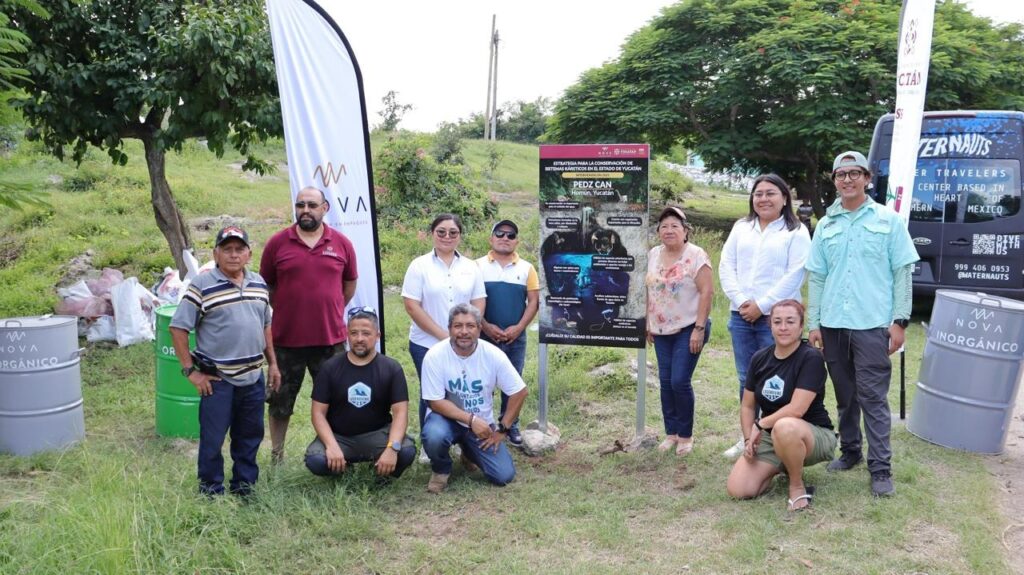 Gobierno y sociedad refuerzan la protección de cenotes en Homún