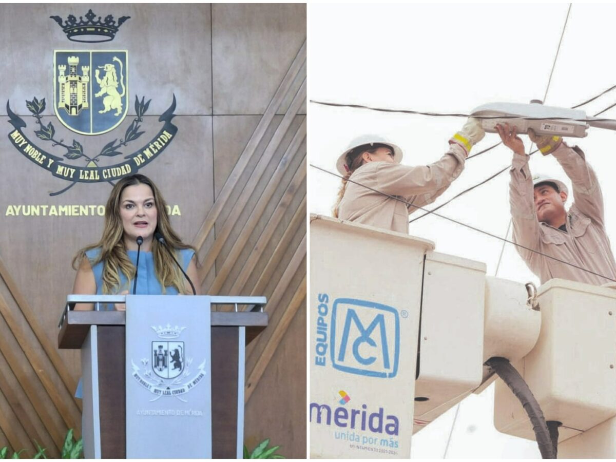 Mérida brillará con 46 mil lámparas LED nuevas este 2025