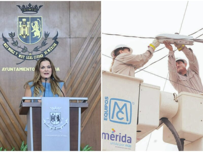 Mérida brillará con 46 mil lámparas LED nuevas este 2025