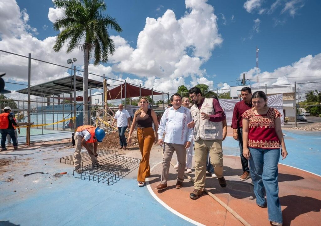 Rehabilitan parque en Mérida para fortalecer deporte y unión familiar