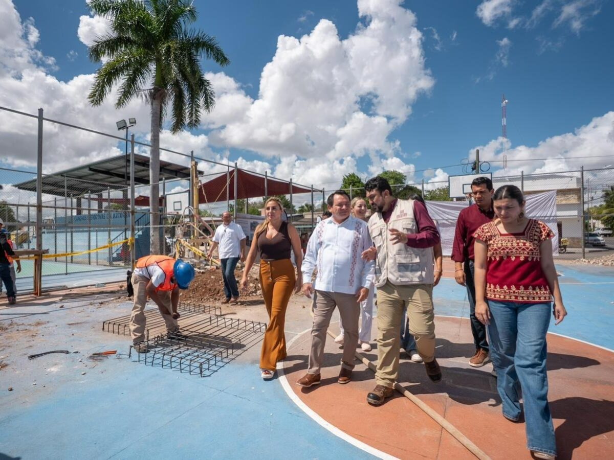 Rehabilitan parque en Mérida para fortalecer deporte y unión familiar