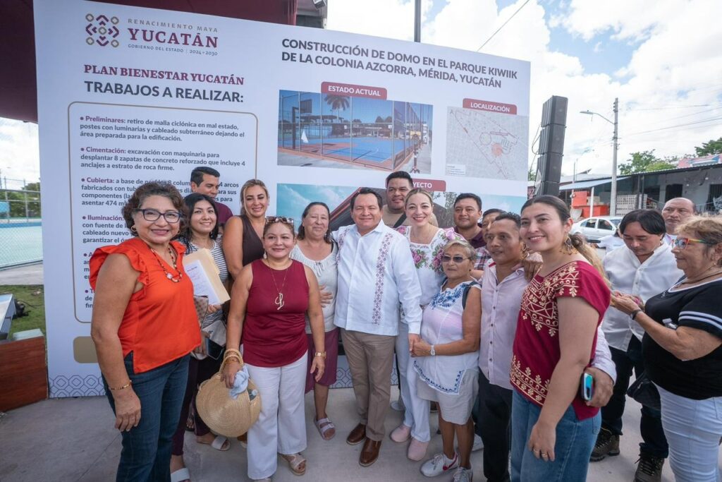 Rehabilitan parque en Mérida para fortalecer deporte y unión familiar