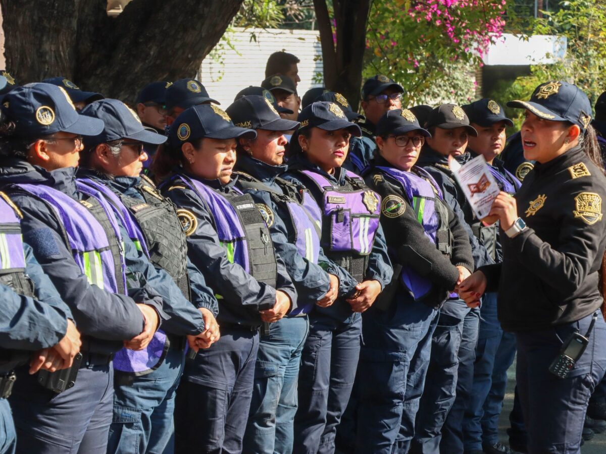 Inicia operativo de fiestas decembrinas 2025 con 13 mil policías en CDMX