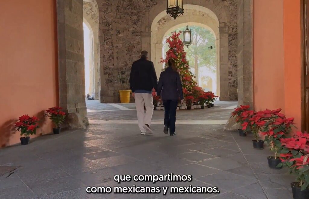 Claudia Sheinbaum envía mensaje de Navidad