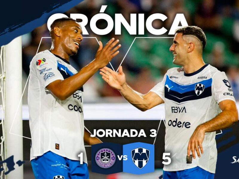 Rayados golea como visitante a Mazatlán