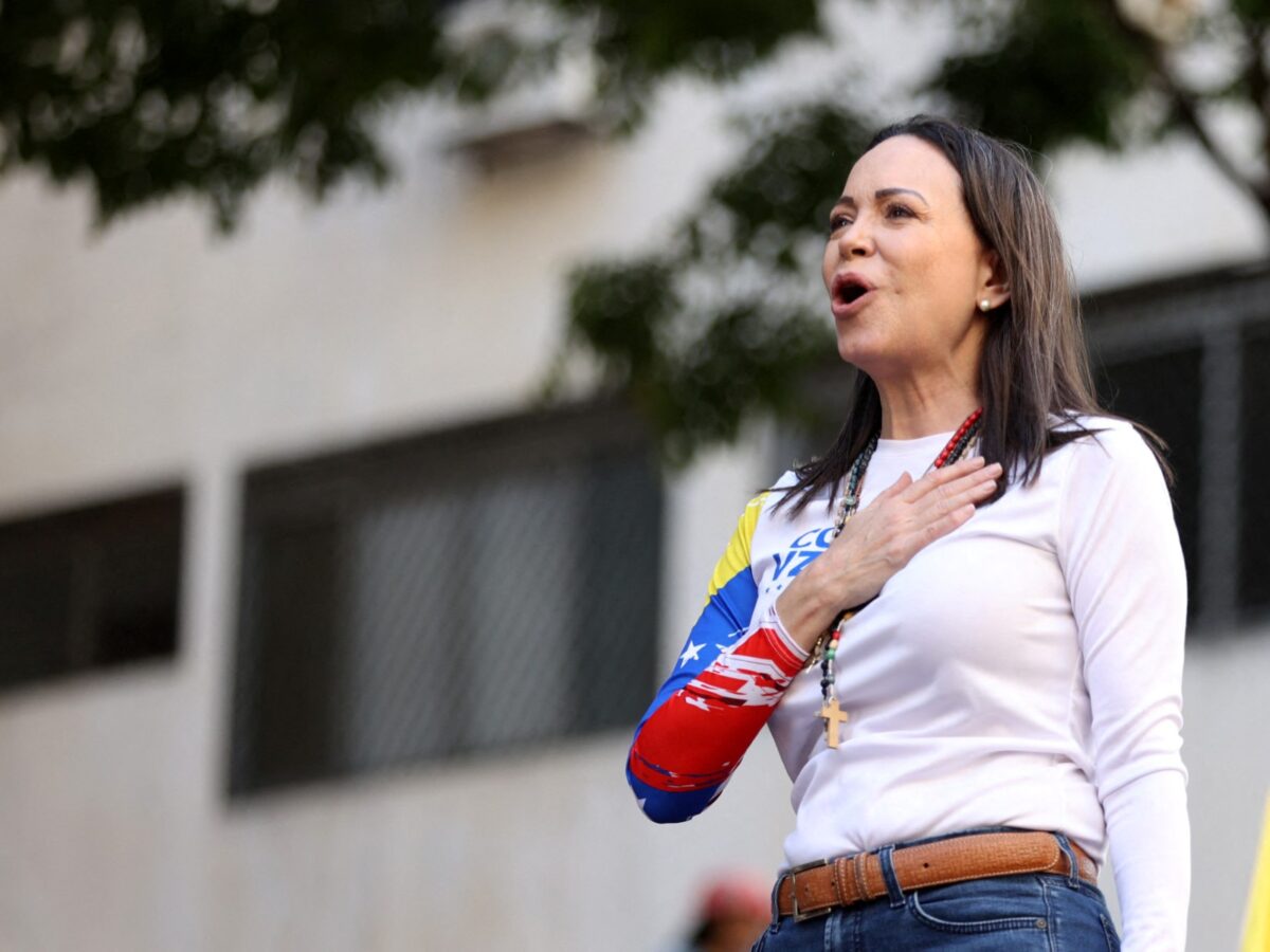 María Corina Machado llama a impulsar la transición democrática en Venezuela