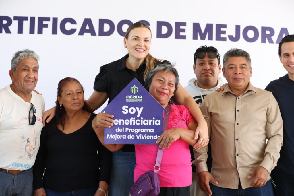 Más de 700 acciones de mejora de vivienda en Mérida