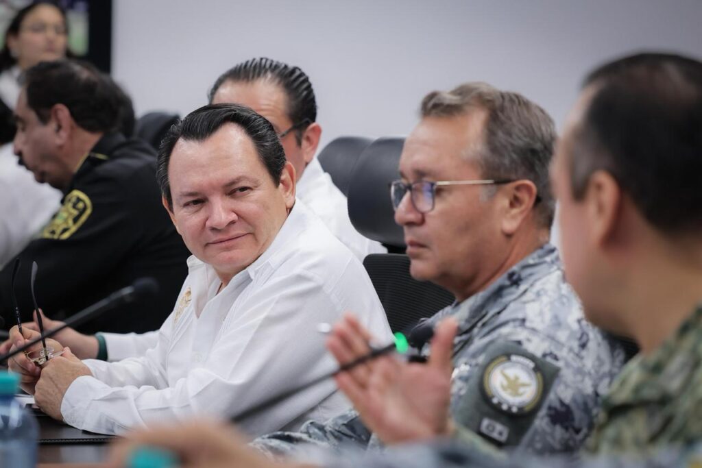 Mesa Estatal de Seguridad fortalece coordinación federal y estatal en Yucatán