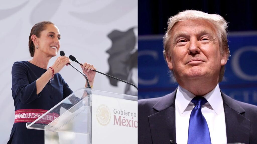 Sheinbaum dialoga con Donald Trump sobre seguridad y soberanía
