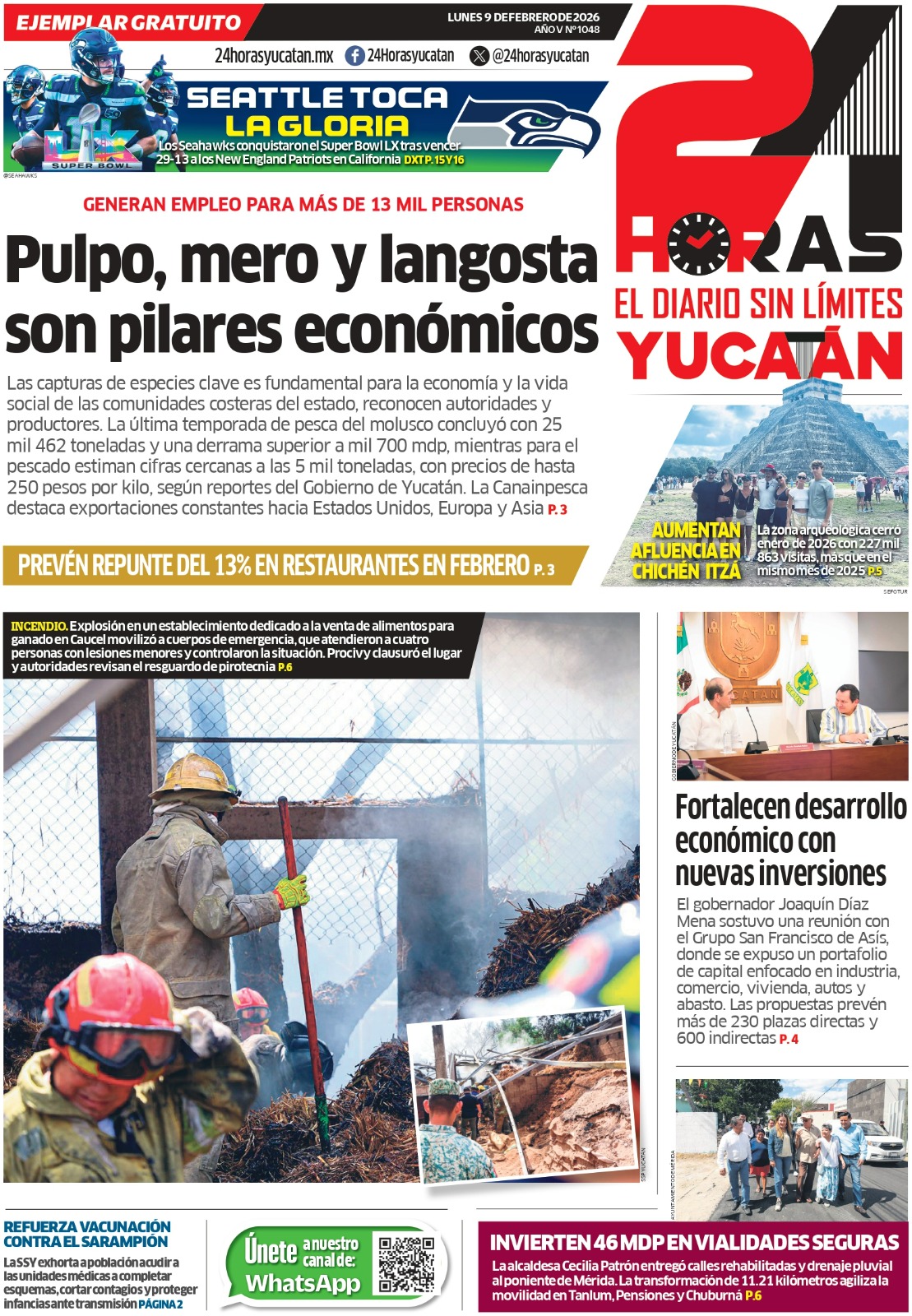 Portada 9 de febrero