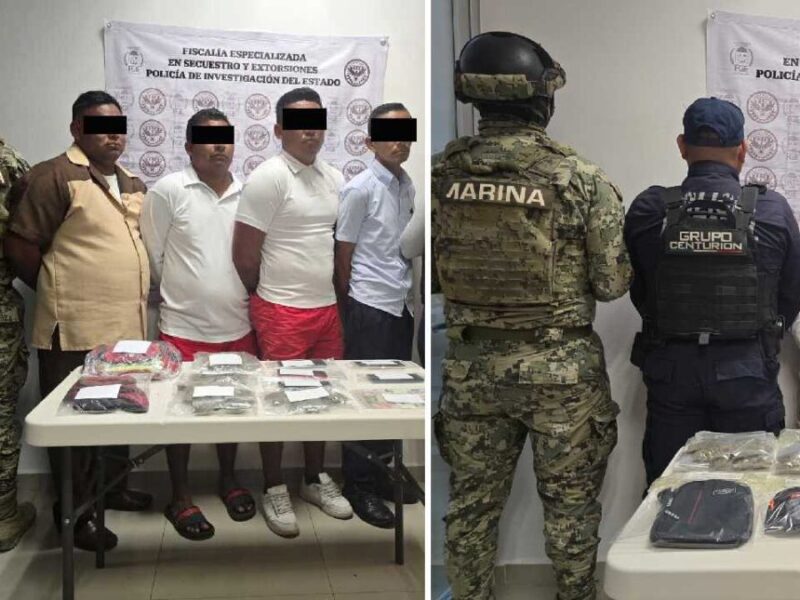 Desarticulan célula criminal en Isla Mujeres por cobro de derecho de piso