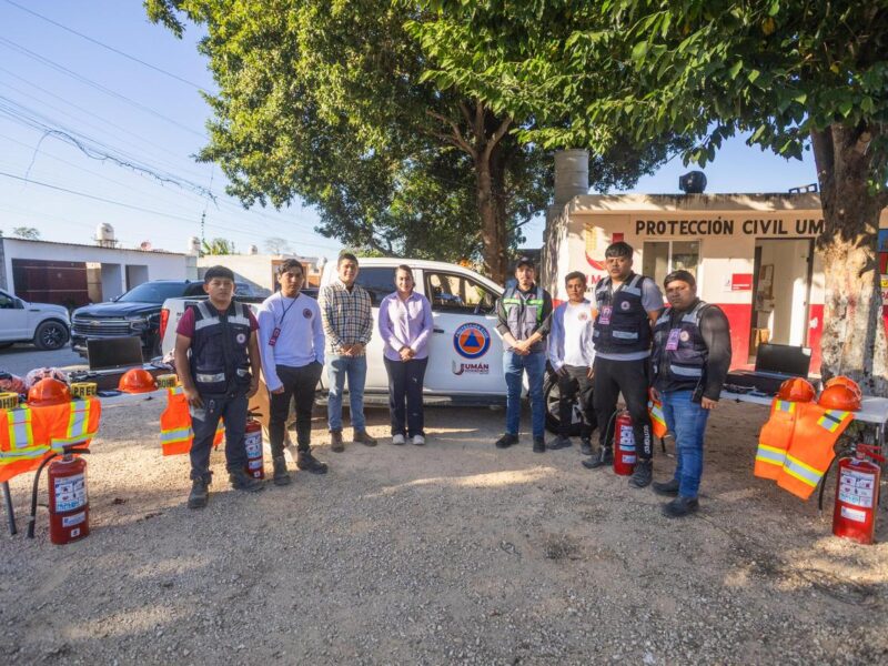 Umán refuerza Protección Civil con nuevo equipo para emergencias