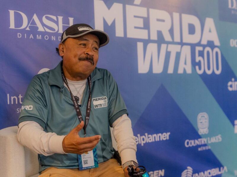 Evaristo Cruz Mejía y la formación de atajadores en el Mérida WTA 500