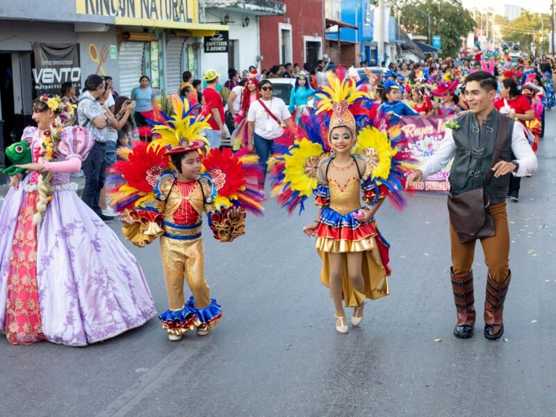 Carnaval Umán 2026: Color y alegría en el Desfile Infantil