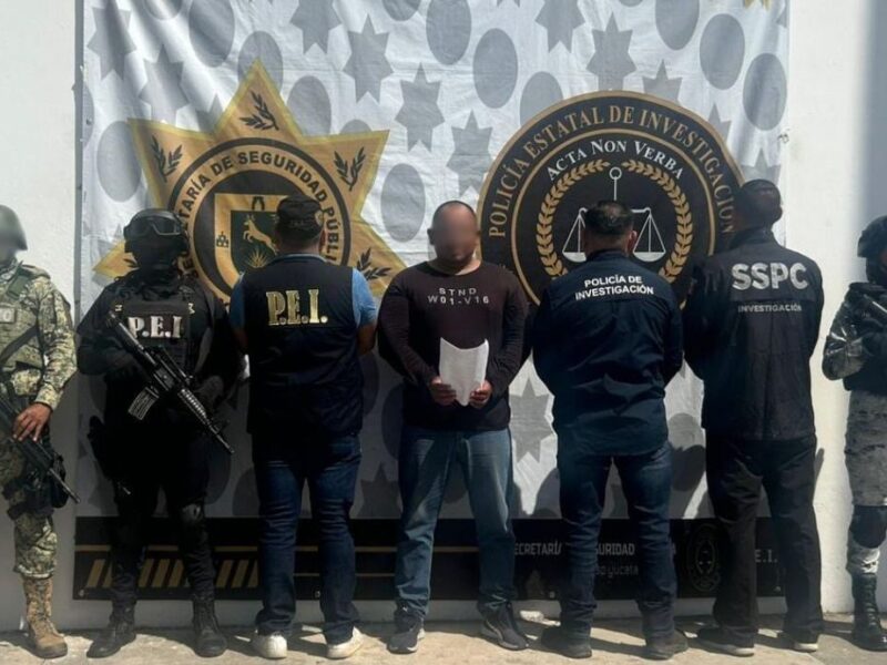 SSP y FGE capturan a presunto pederasta en Yucatán