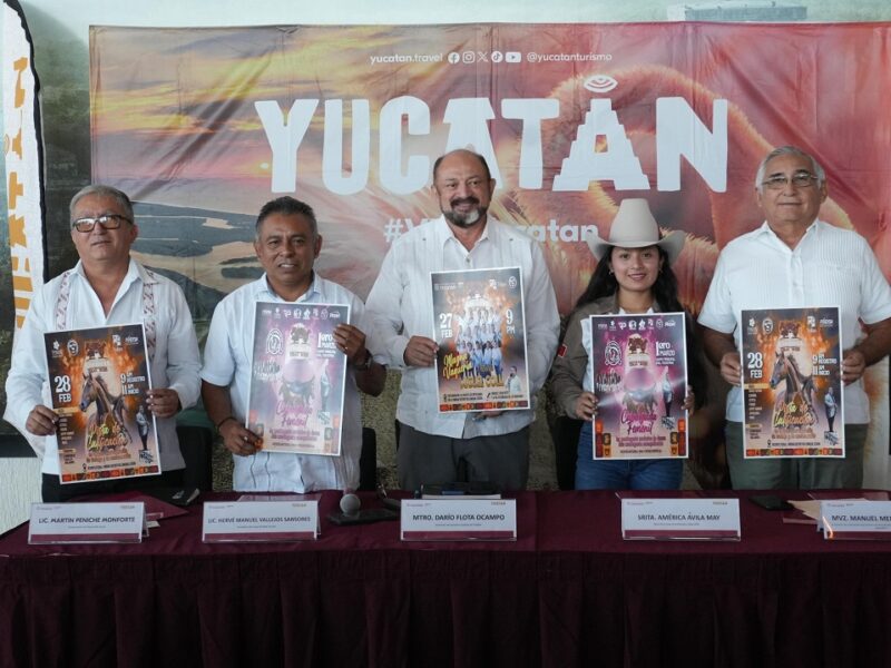 Anuncian programa de la Primera Expo Feria Ganadera de Tekax