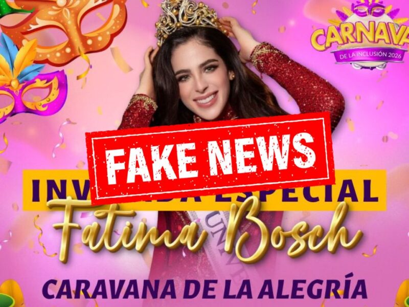 Gobierno de Yucatán desmiente desfile de Carnaval con Fátima Bosch