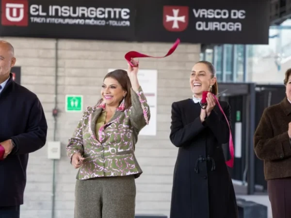 Sheinbaum inaugura el último tramo del Tren El Insurgente