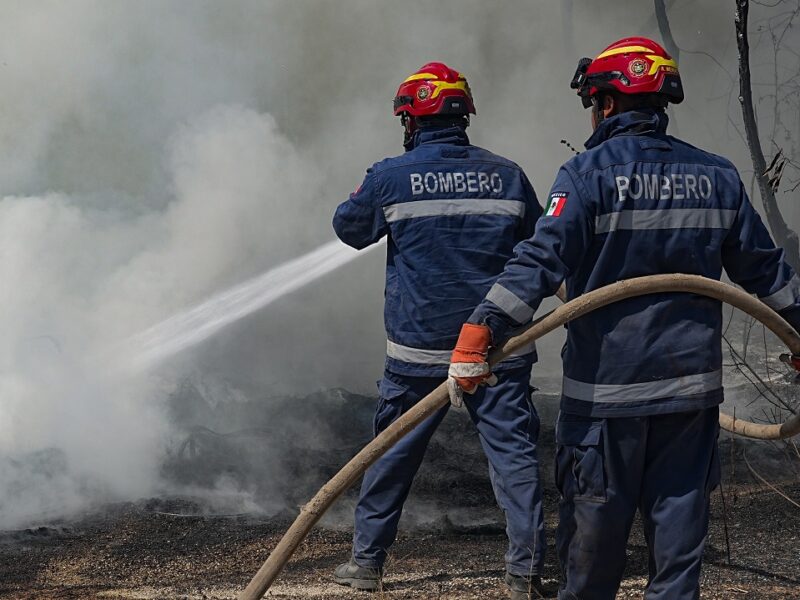 SSP sofoca incendio de grandes dimensiones en la comisaría de Susulá