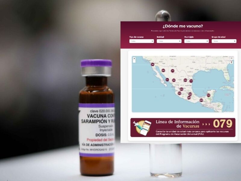Gobierno de México lanza portal para localizar centros de vacunación contra sarampión