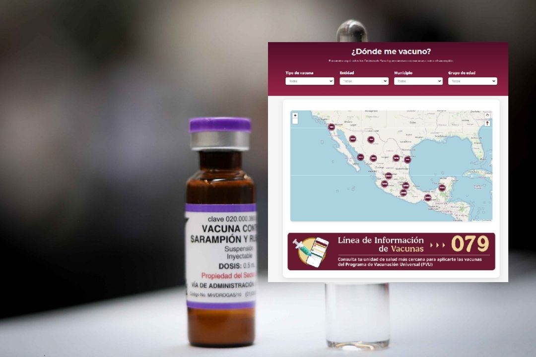 Gobierno de México lanza portal para localizar centros de vacunación contra sarampión