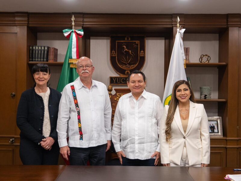 Joaquín Díaz Mena y embajador de Alemania impulsan el Renacimiento Maya