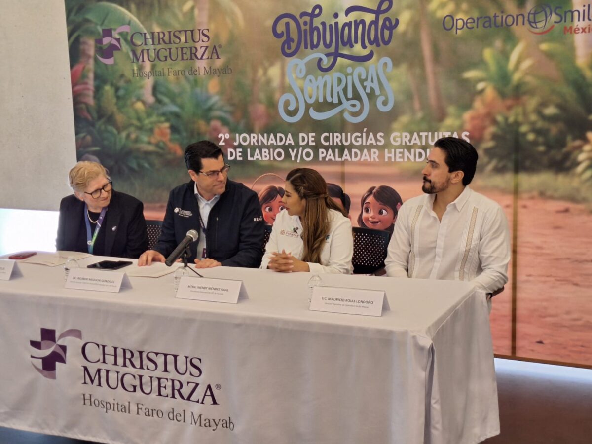 Convocan a jornada de cirugías gratuitas de labio y paladar hendido en Yucatán