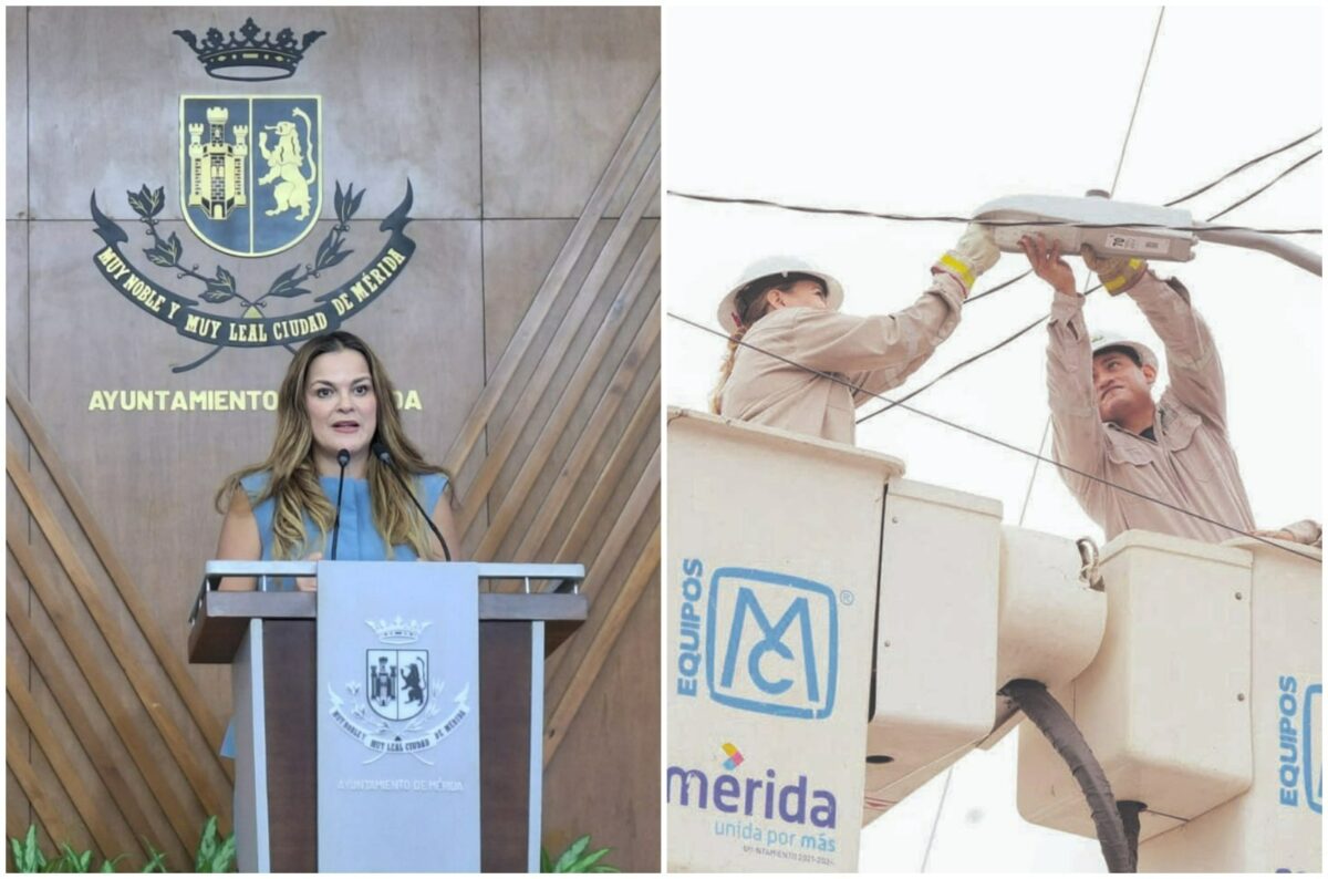 Mérida refuerza seguridad con 30 mil nuevas luminarias LED