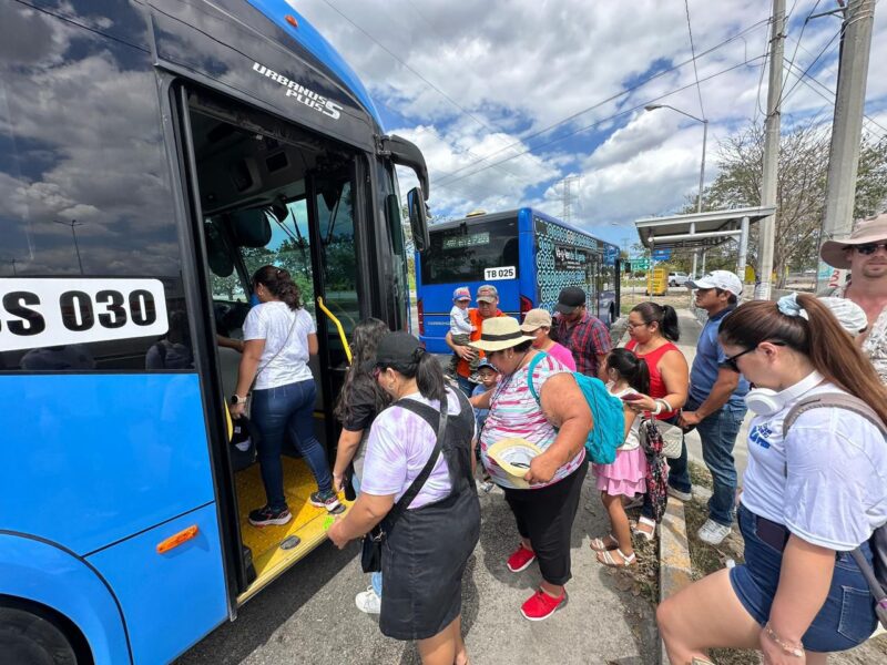 Conoce las cuatro rutas de transporte hacia Ciudad Carnaval en Xmatkuil