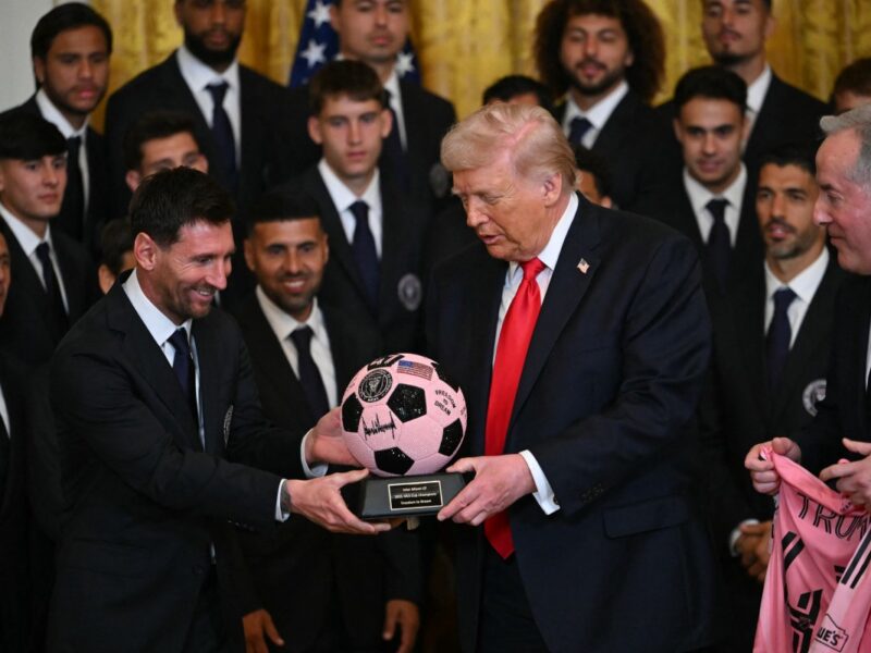 Trump recibe a Lionel Messi y al Inter Miami en la Casa Blanca