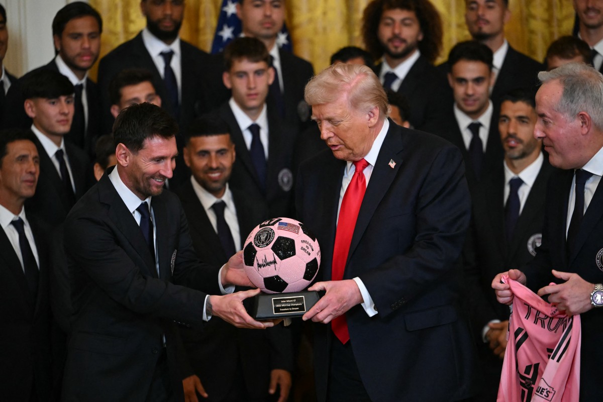 Trump recibe a Lionel Messi y al Inter Miami en la Casa Blanca