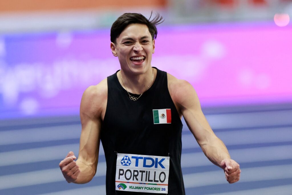 Erick Portillo conquista la plata en el Mundial de Atletismo Indoor