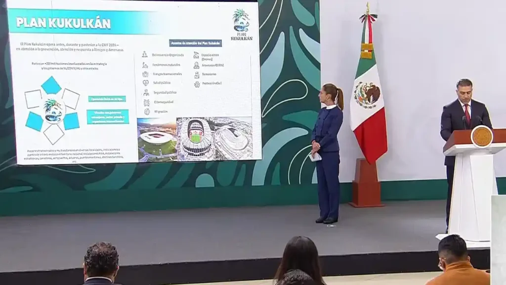 Omar García Harfuch presenta el Plan Kukulkán para el Mundial 2026