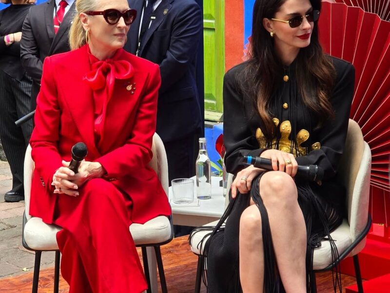 Anne Hathaway y Meryl Streep en México con “El Diablo Viste a la Moda 2”