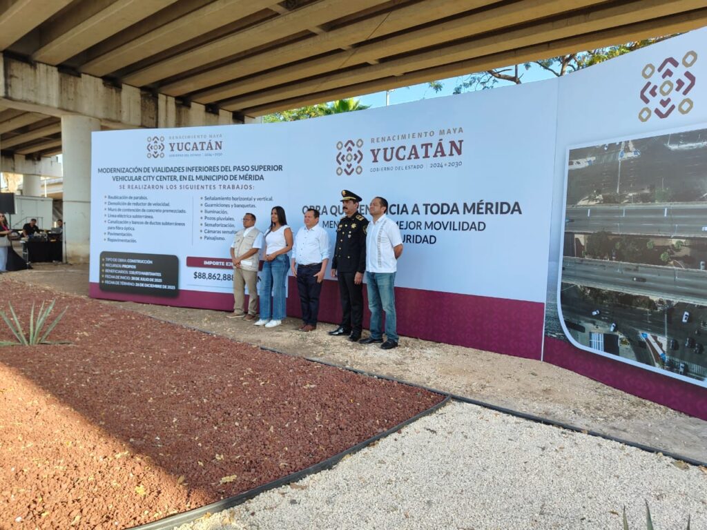 Remodelación de Glorieta City Center en Mérida ahorrará hasta 30% de tiempo