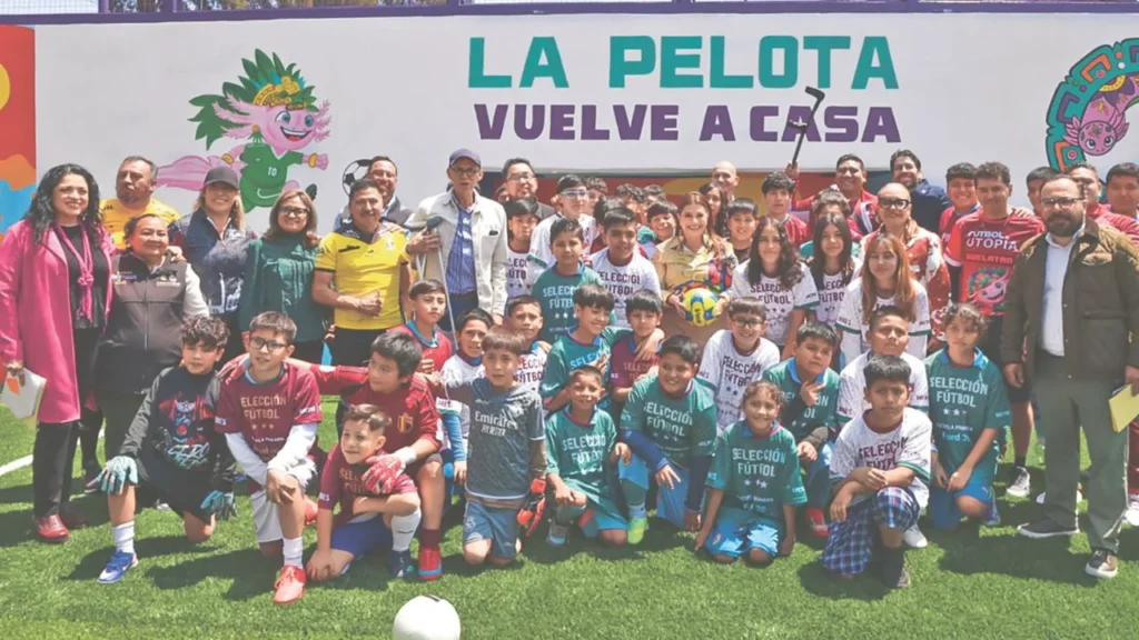 CDMX: habilitarán hasta 316 canchas en barrios para el Mundial 2026