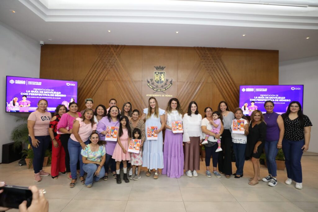 Presentan en Mérida la Guía de Movilidad con Perspectiva de Género