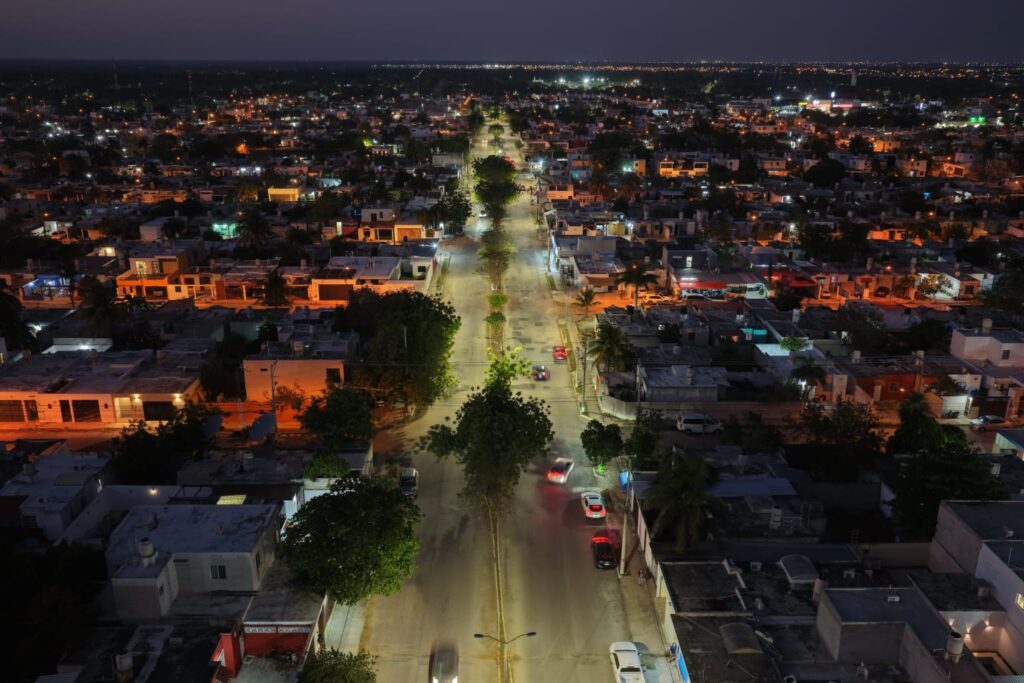 Ciudad Caucel estrena luces LED y calles renovadas