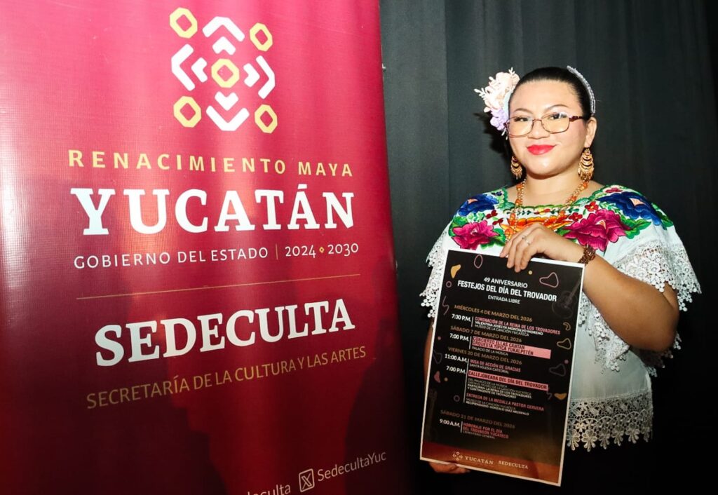 Sedeculta presenta actividades por el 49 aniversario del Día del Trovador Yucateco