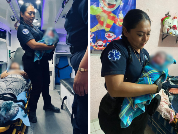 Nace bebé en baño de un predio de Kanasín