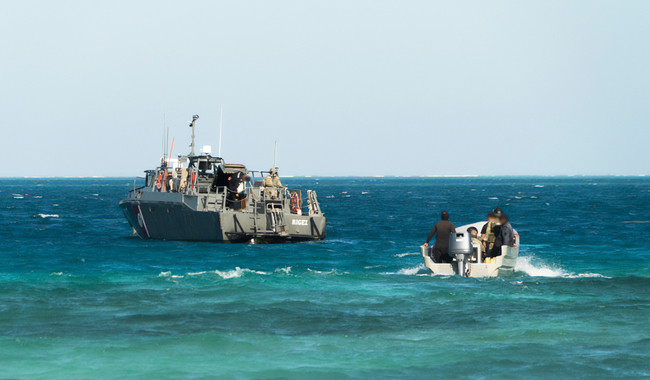 Detectan pesca ilegal de caracol rosado en Arrecife Alacranes