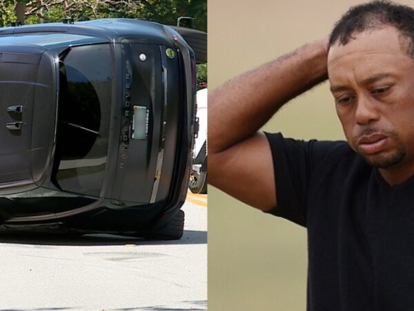 Tiger Woods termina en la cárcel tras volcar su auto en Florida
